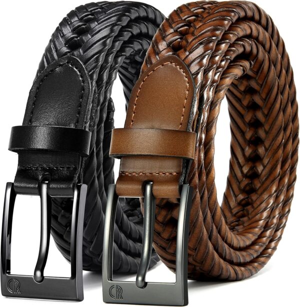 Leather Braided Belt